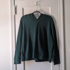 Stars Above Green Waffle Pullover Sz. XXL
